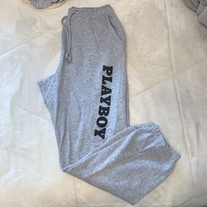 Playboy grey sweatpants